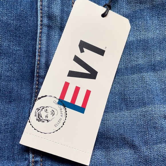 NWT EV 1 Diatressed Jean skirt size 16 - Picture 2 of 7